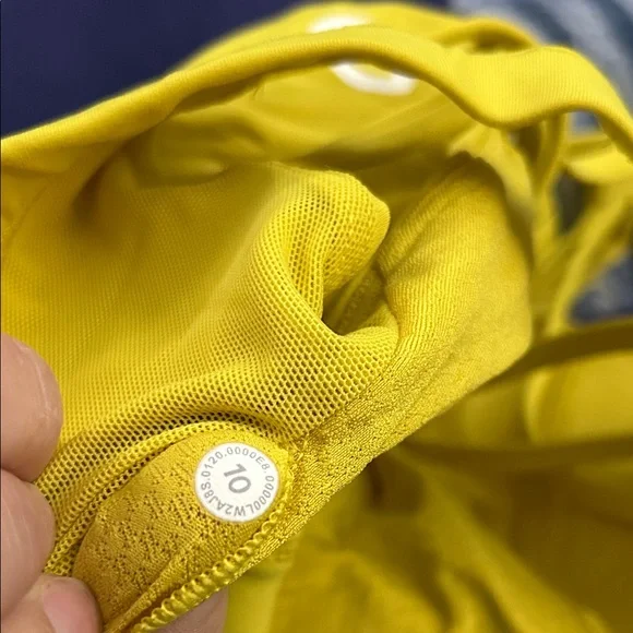 Peloton Lululemon Vibrant Yellow Sports Bra - Picture 5 of 5